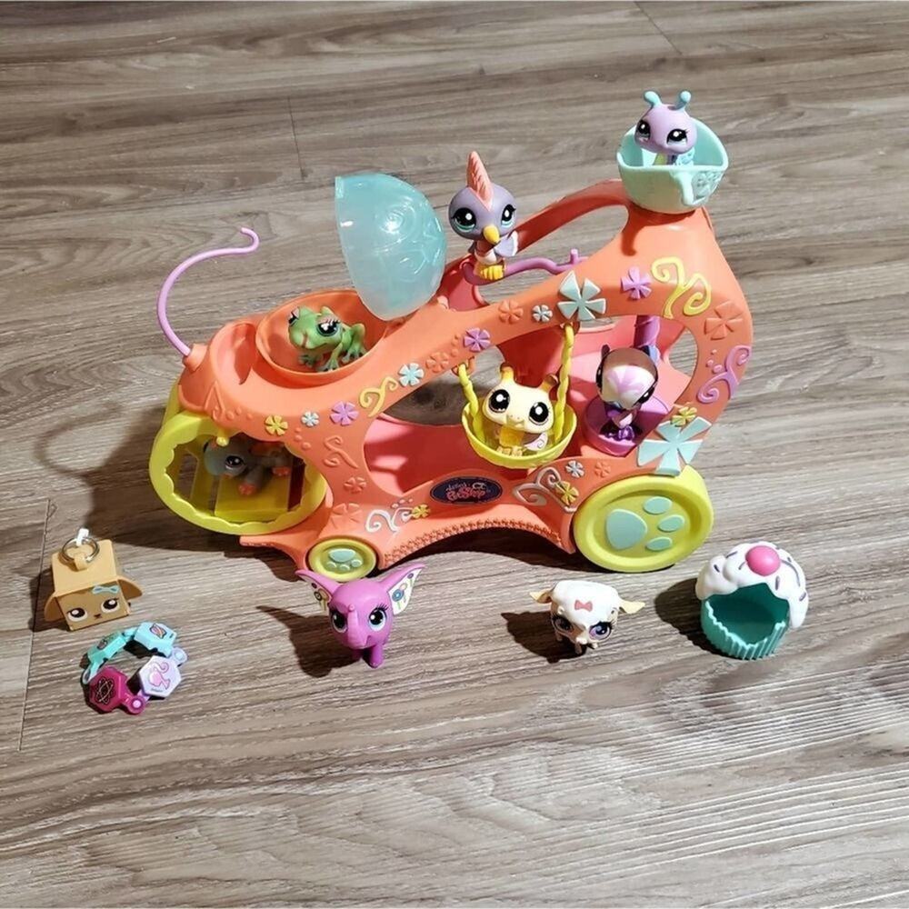LITTLEST pet shop‎ Paw Powered cruiser pets vehicle car truck bundle lot